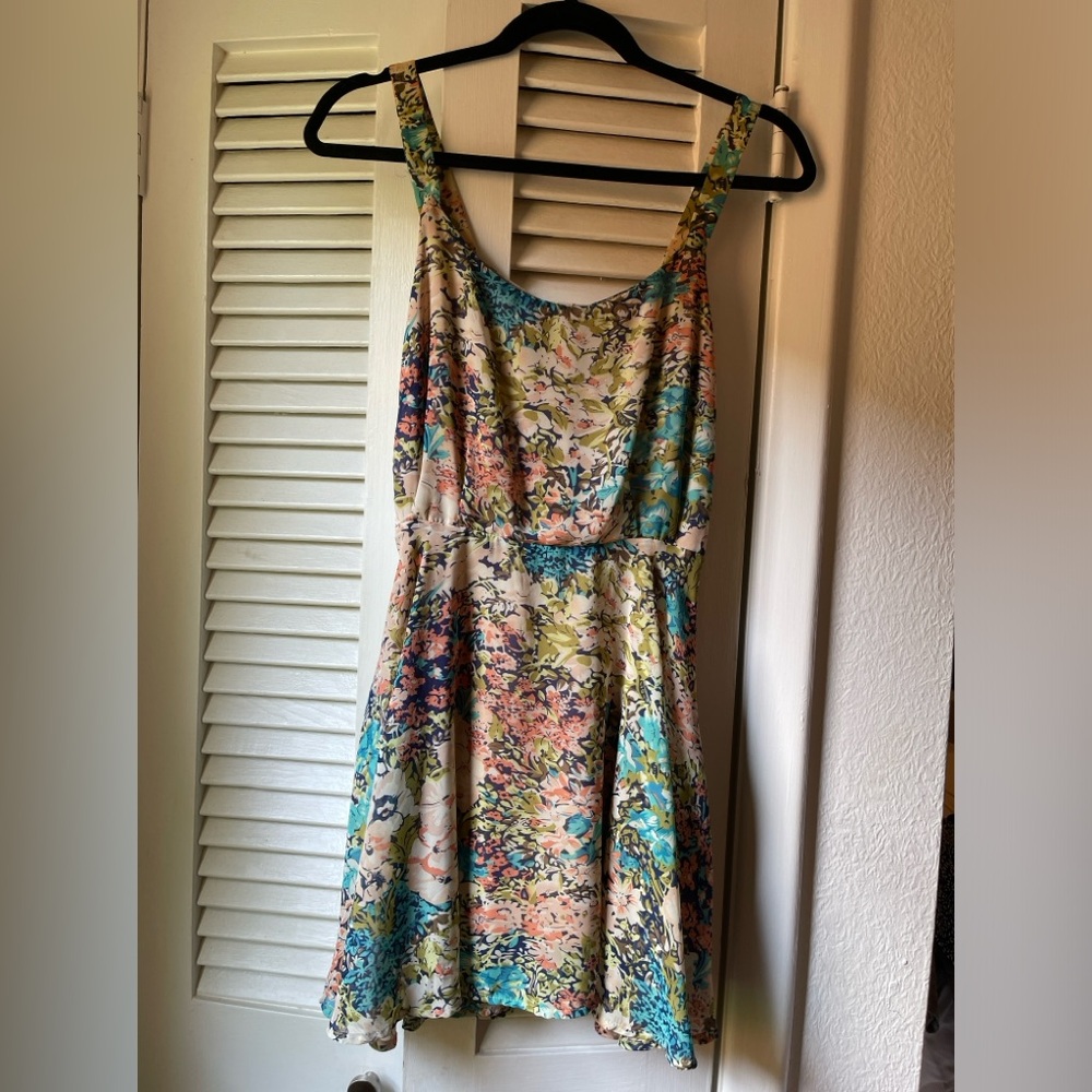 Circa 2014 Lucca Couture Floral Mini Dress (Size Small)